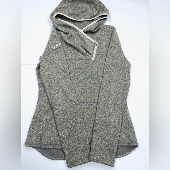 Stio Cerebra Women’s Fleece Hoodie Pullover Gray Size S - Picture 12 of 14